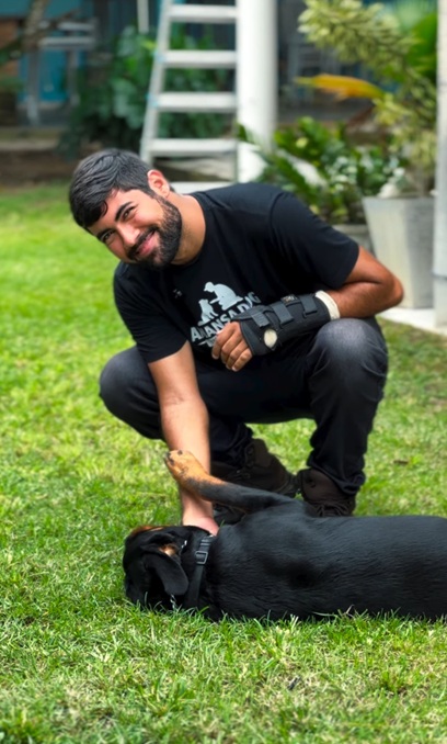 Eduardo Alves, adestrador da Amansa Dog